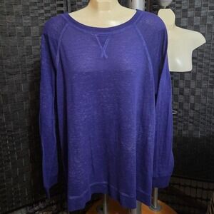 Lightweight Caslon Purple Long Sleeve Shirt – Size 1